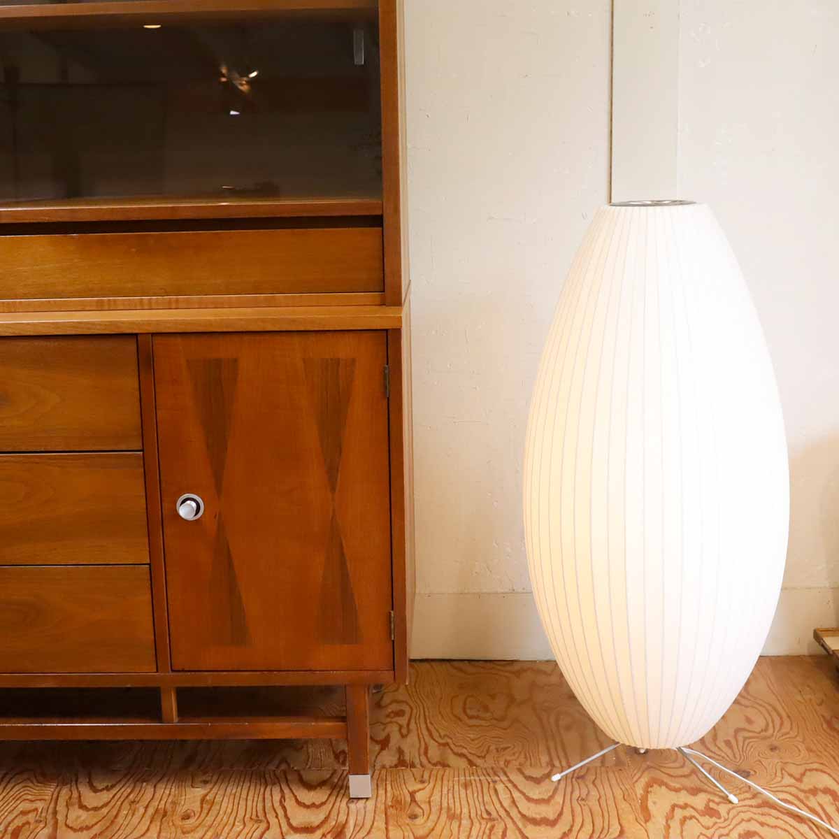 モダニカ / MODERNICA バブルランプ シガー / CIGAR L スタンド トライポッド ジョージ・ネルソン フロアライト 間接照明 住宅展示場展示品