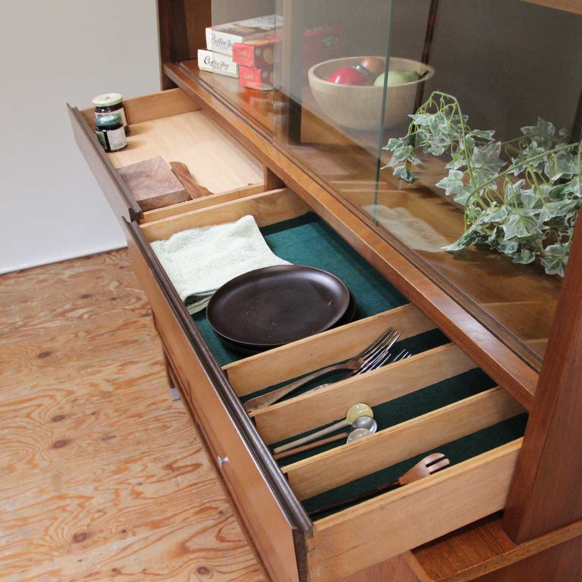 スタンレー社 / STANLY カップボード  飾り棚 ミッドセンチュリー  アメリカンヴィンテージ