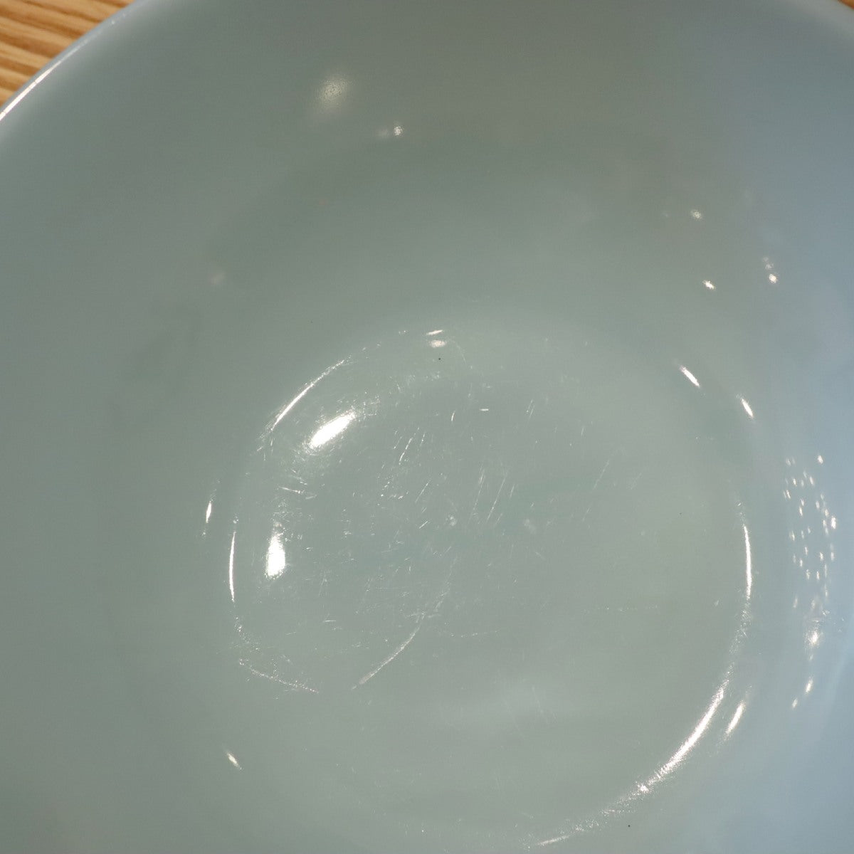 ファイヤーキング / Fire-King ベジタブルボウル ターコイズブルー ヴィンテージ