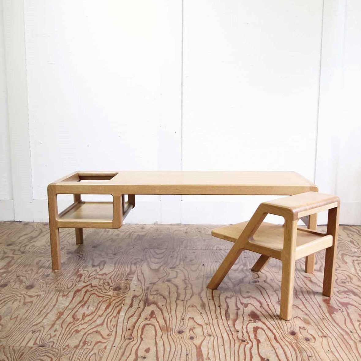 Oji & Design Baby in Table + Step Chair テーブル チェア こども センターテーブル 大治将典 展示品