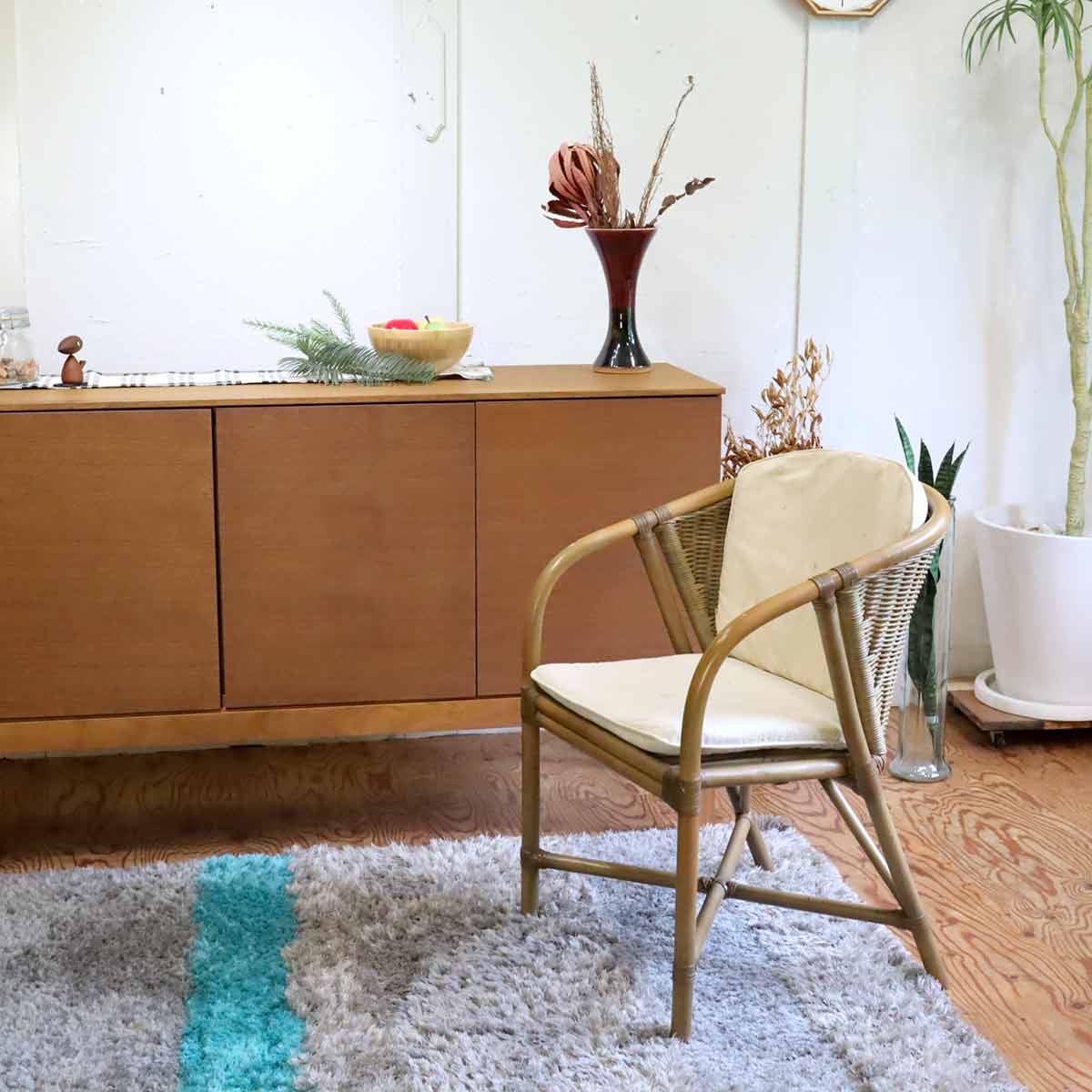 カサブランカ / CASABLANCA ミーナス / MINAS アームチェア 【2】 籐 ラタン 中古