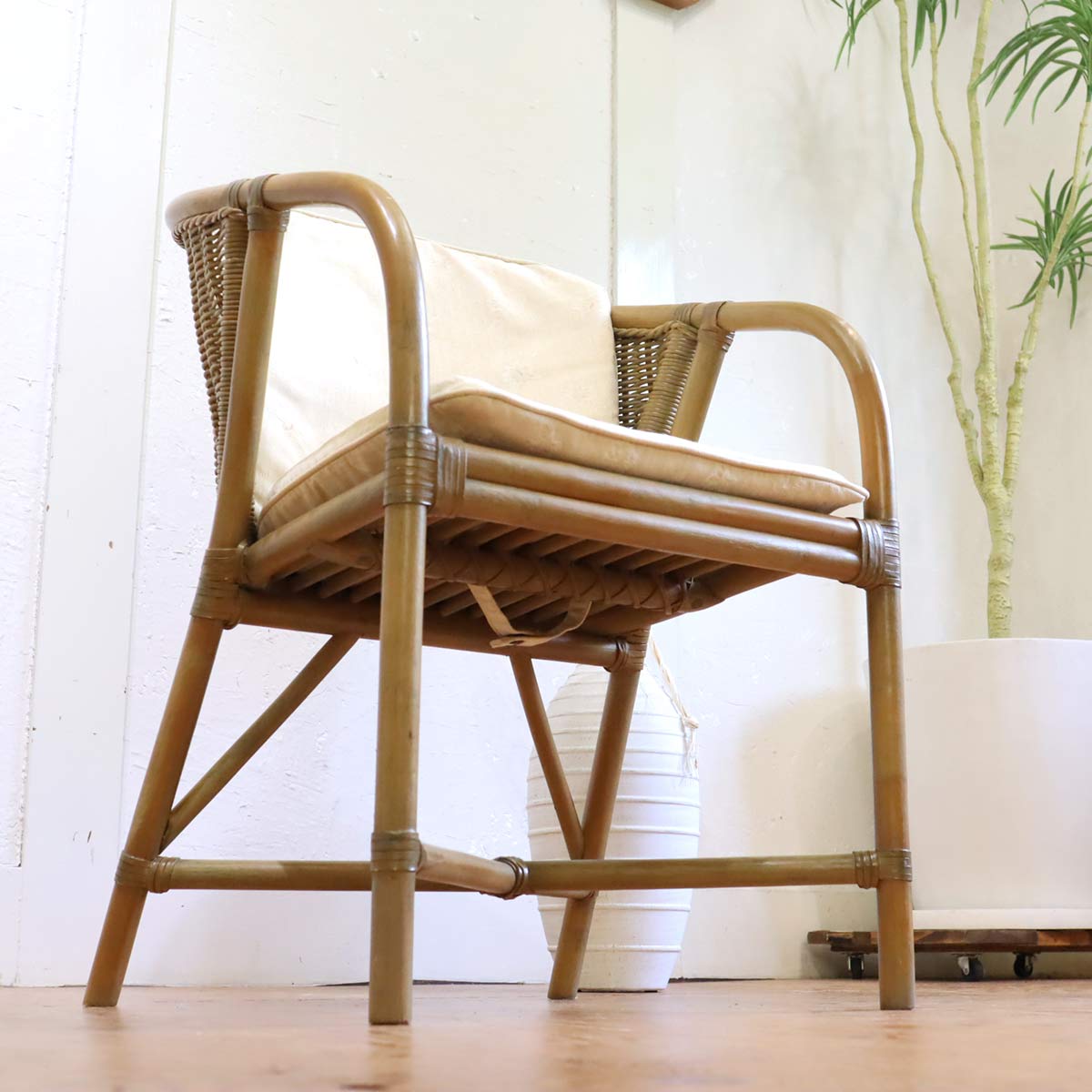 カサブランカ / CASABLANCA ミーナス / MINAS アームチェア 【2】 籐 ラタン 中古