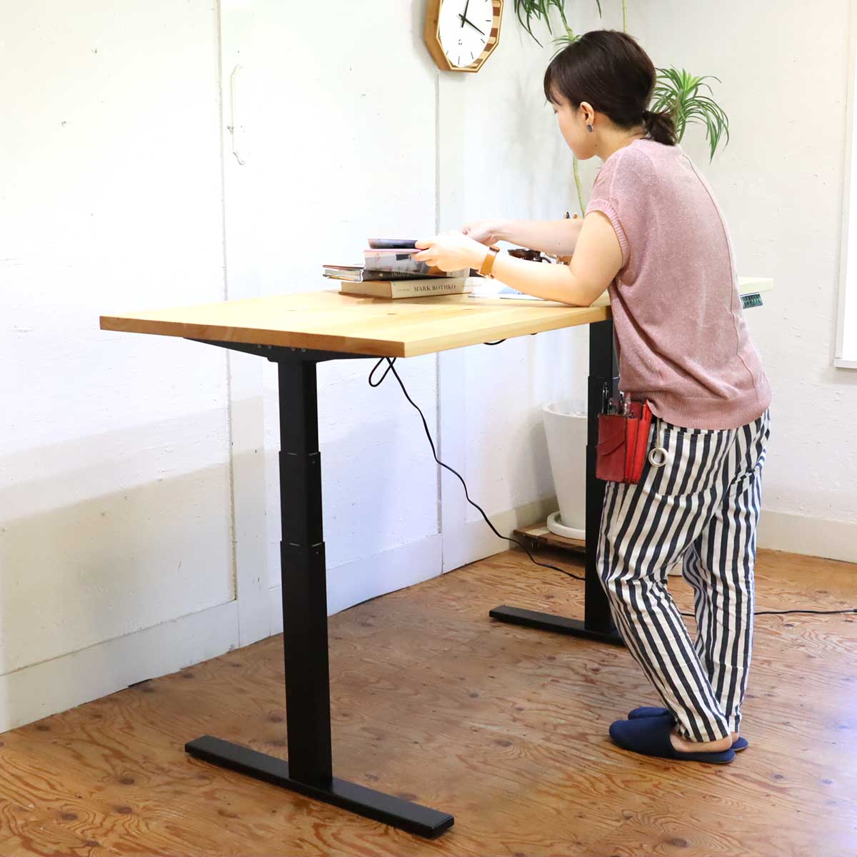 Kanademono / 金物家具のかなでもの エレクトリックデスク 電動昇降 