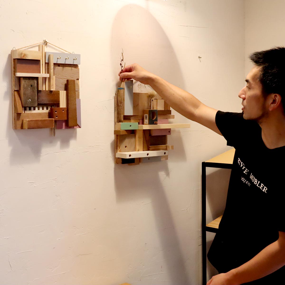 <i>動画</i>スクラップウッドモザイクパネル製作キット 工作キット SDGs サステナブル 夏休みの工作