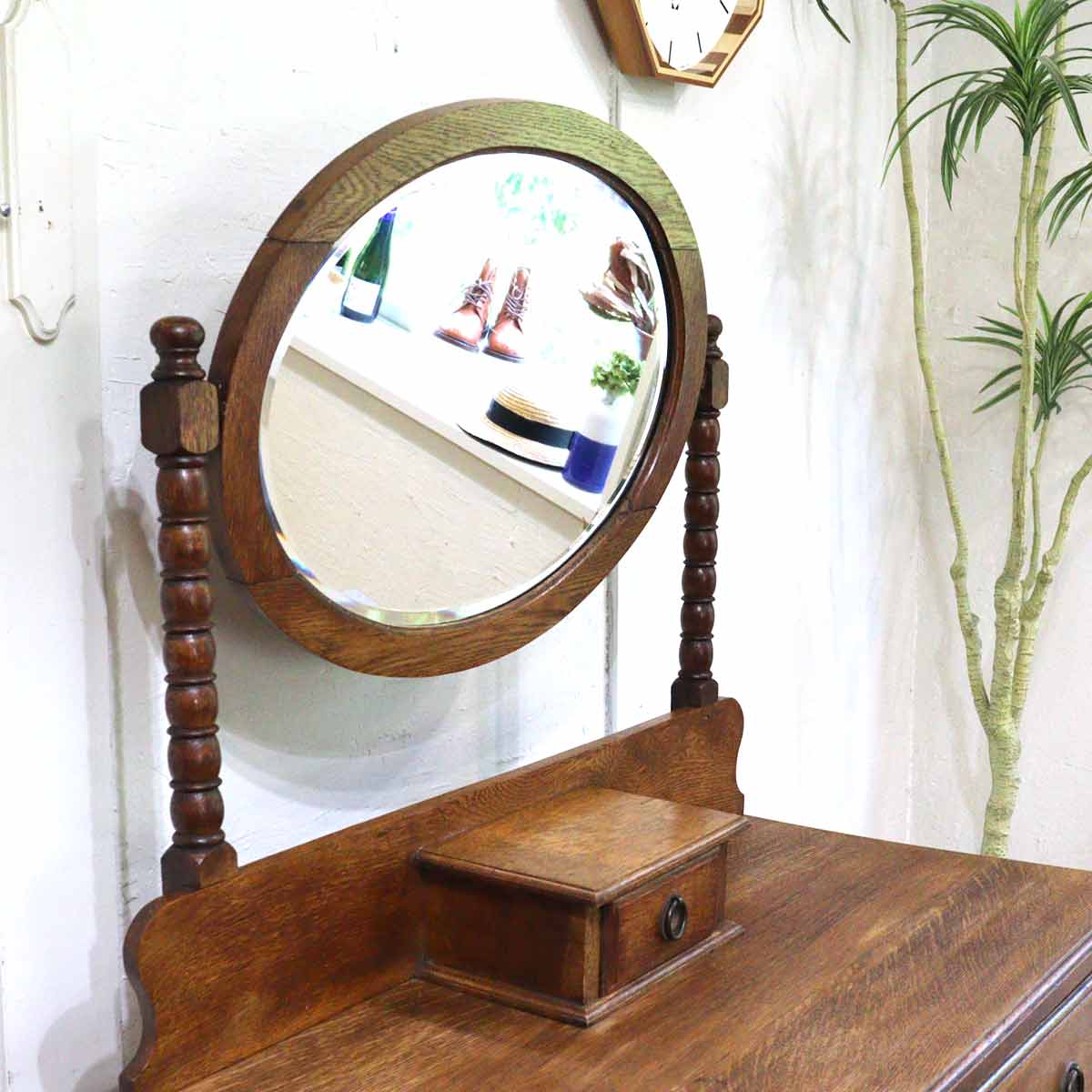 英国アンティーク ドレッシングチェスト ドレッサー キャビネット アンティーク