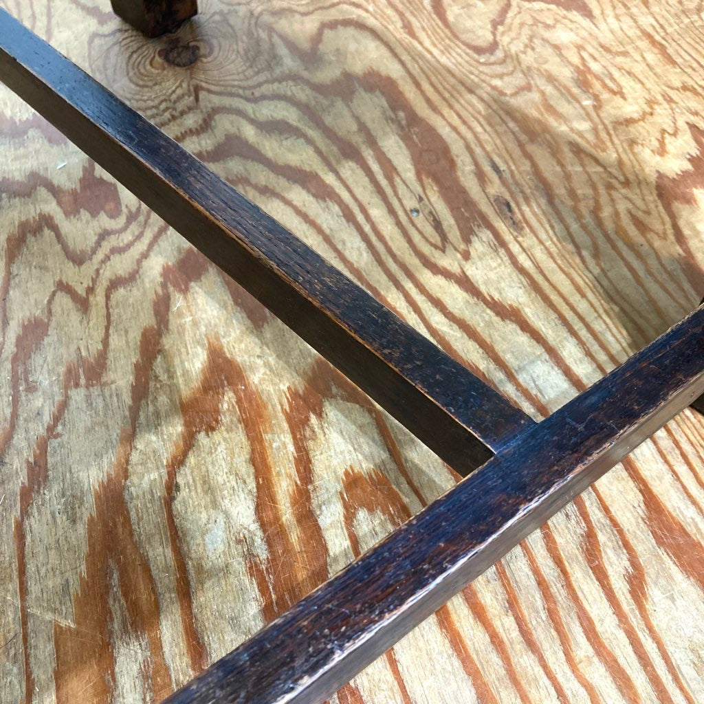 英国アンティーク ダイニングチェア オーク ブルー