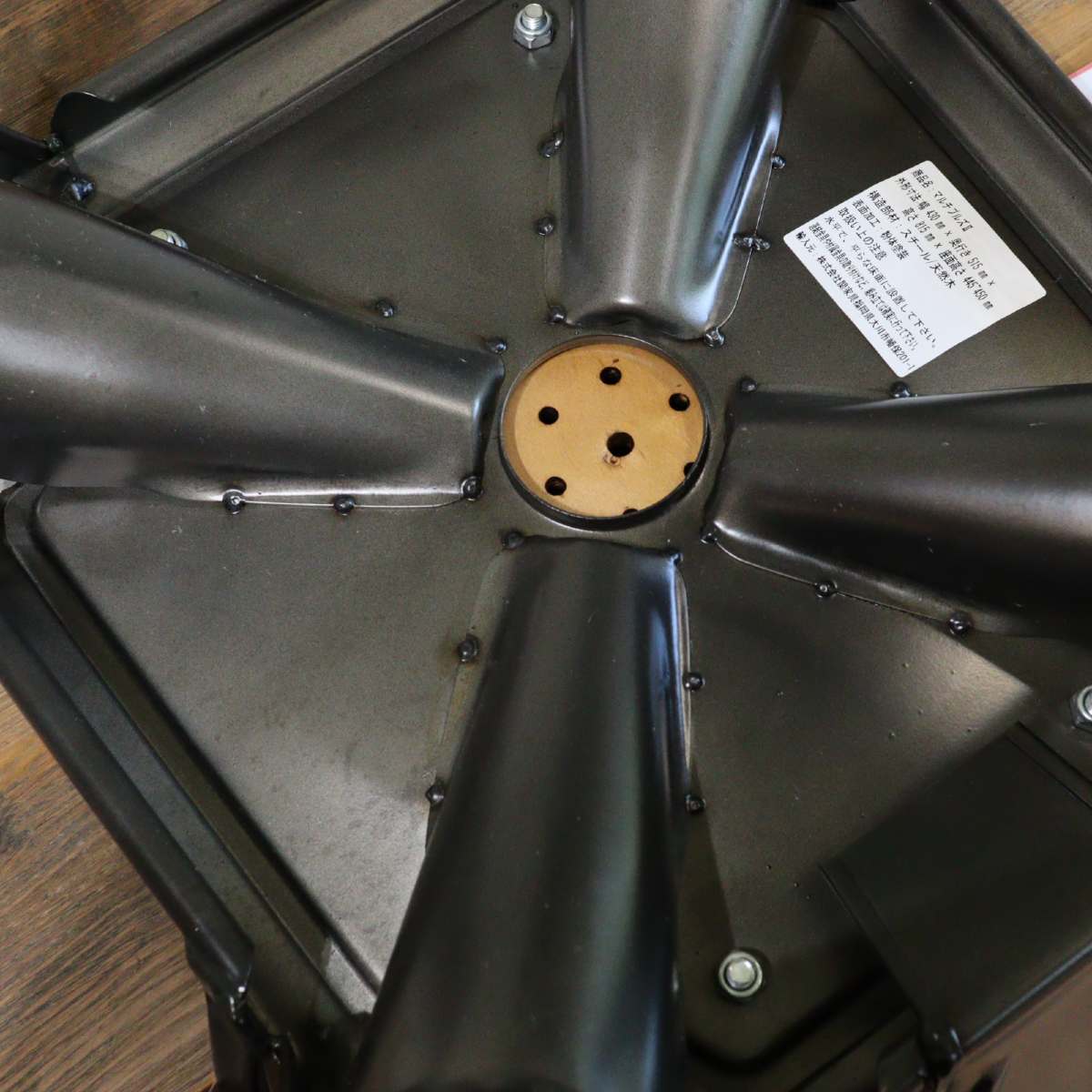 クラッシュゲート /  CRASH GATE ノットアンティークス マルチプルズⅡチェア スチール椅子  ブラック 中古