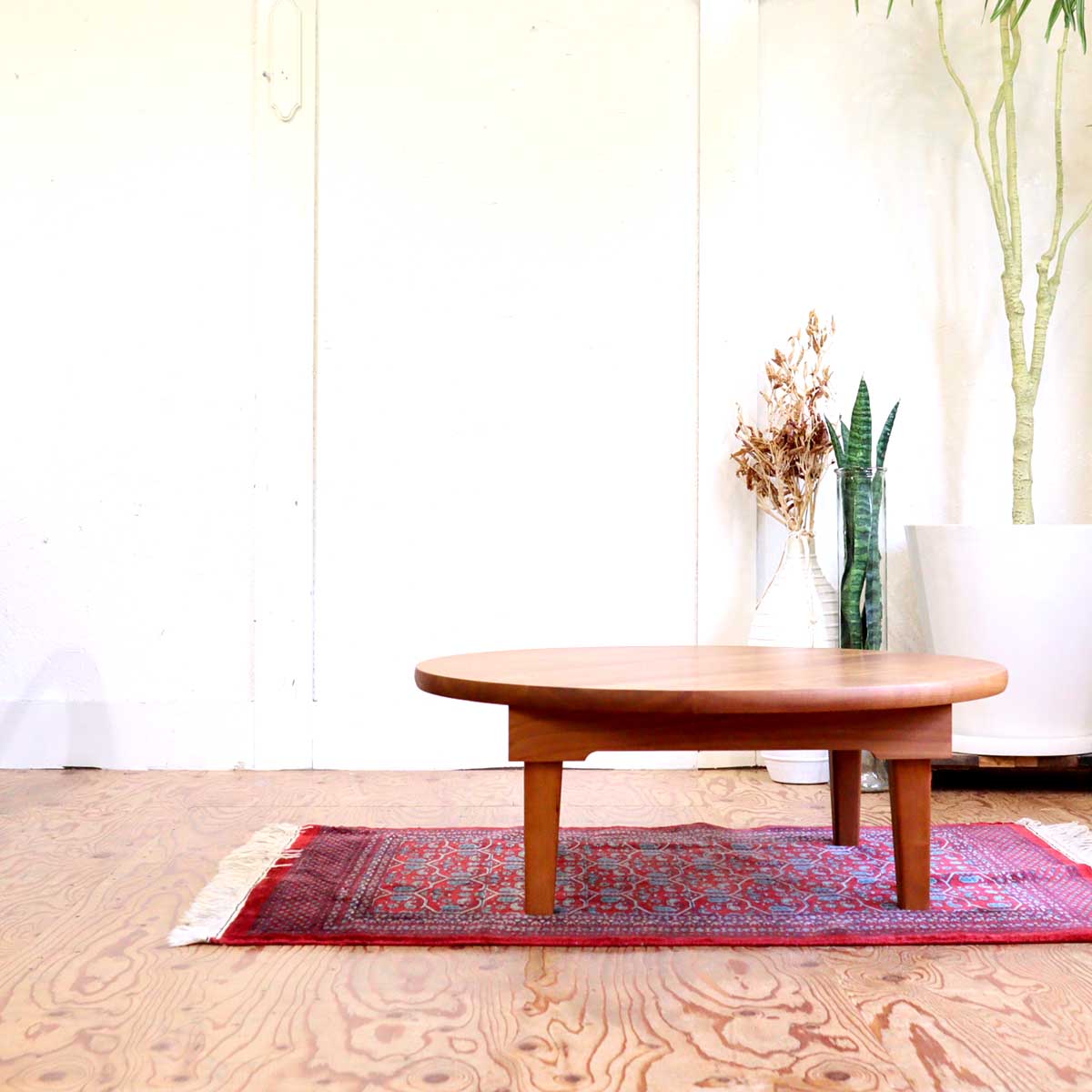 <i>動画</i>カグオカ / KAGUOKA ちゃぶ台 ローテーブル チェリー スタンダードタイプ