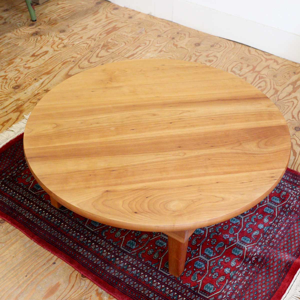 <i>動画</i>カグオカ / KAGUOKA ちゃぶ台 ローテーブル チェリー スタンダードタイプ