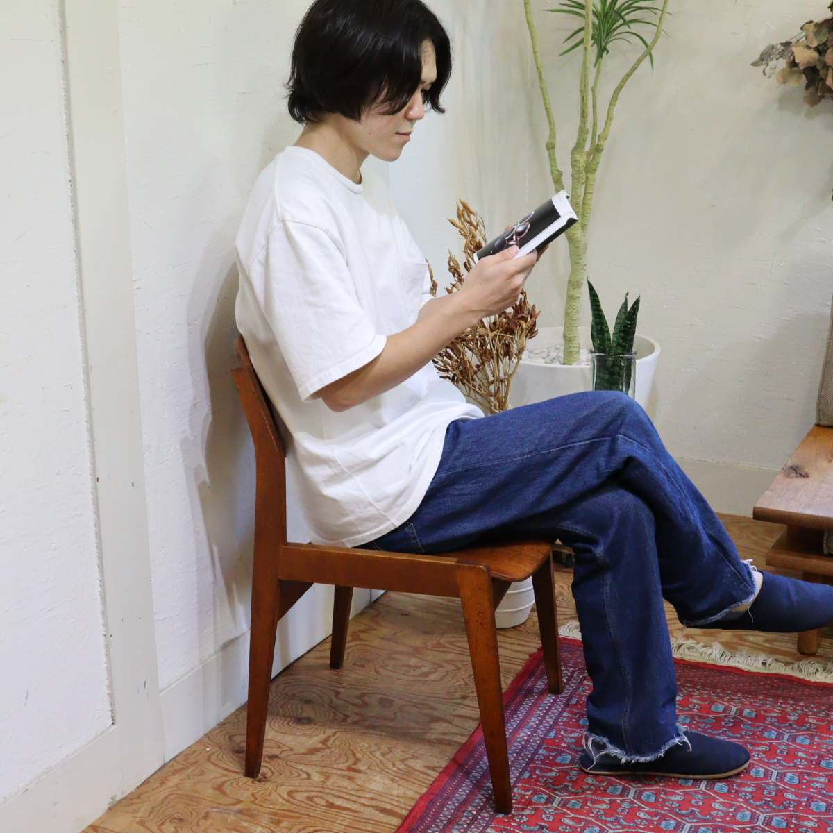 Tendo / 天童木工 ブックチェア【3】水之江忠臣 チーク材 ダイニングチェア ヴィンテージ