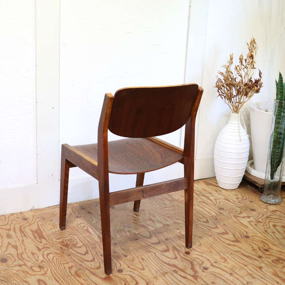 Tendo / 天童木工 ブックチェア【1】水之江忠臣 チーク材 ダイニングチェア ヴィンテージ