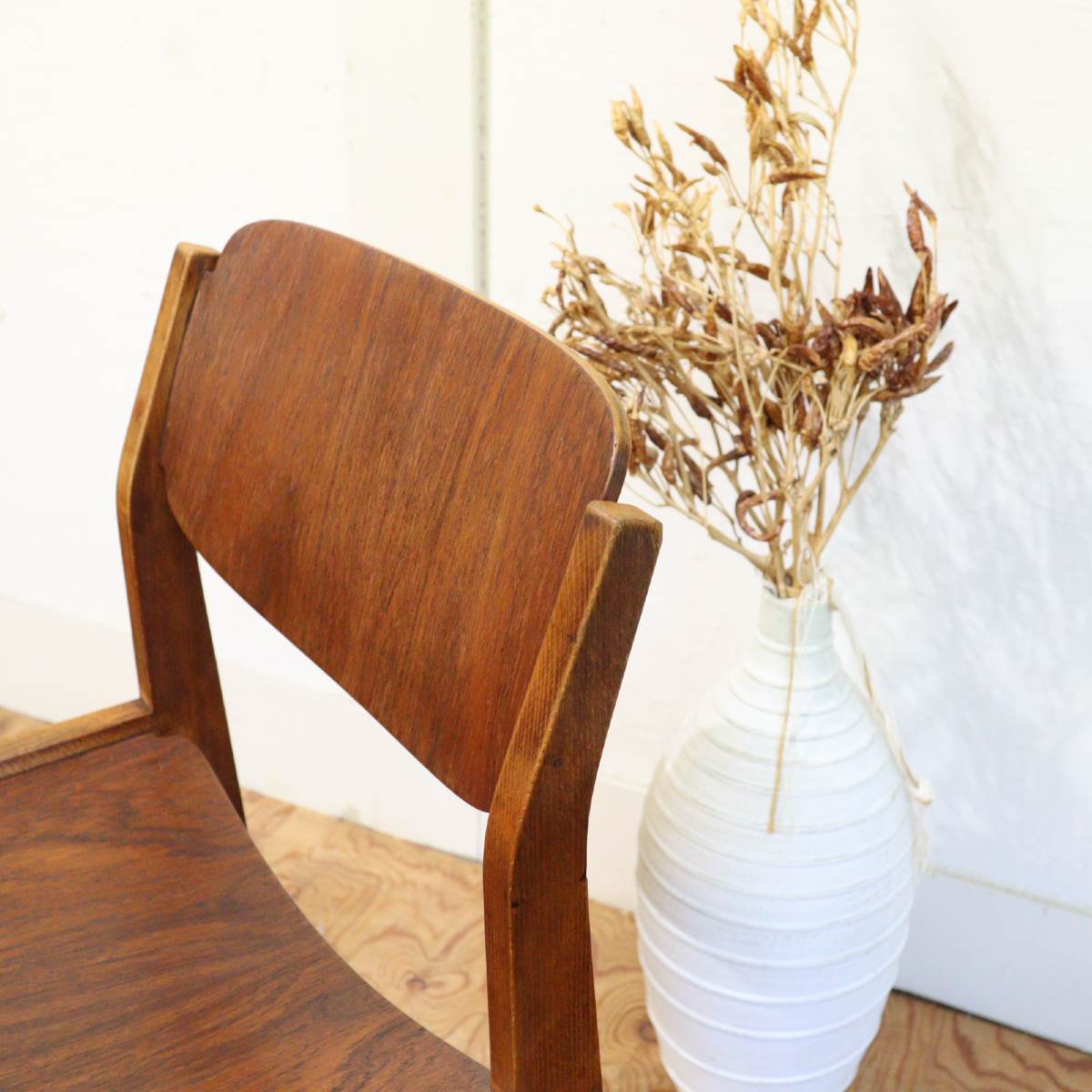 Tendo / 天童木工 ブックチェア【1】水之江忠臣 チーク材 ダイニングチェア ヴィンテージ