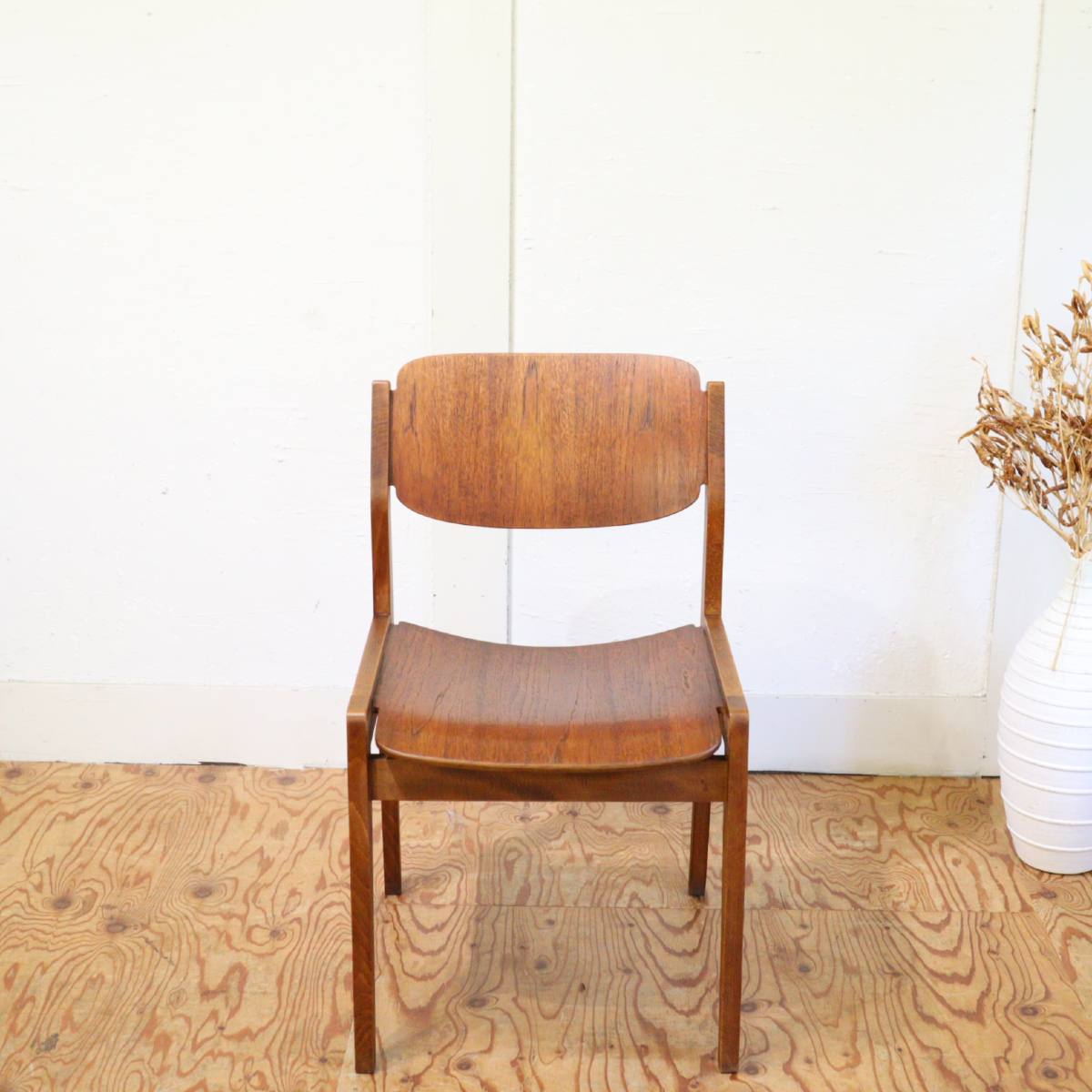 Tendo / 天童木工 ブックチェア【3】水之江忠臣 チーク材 ダイニングチェア ヴィンテージ