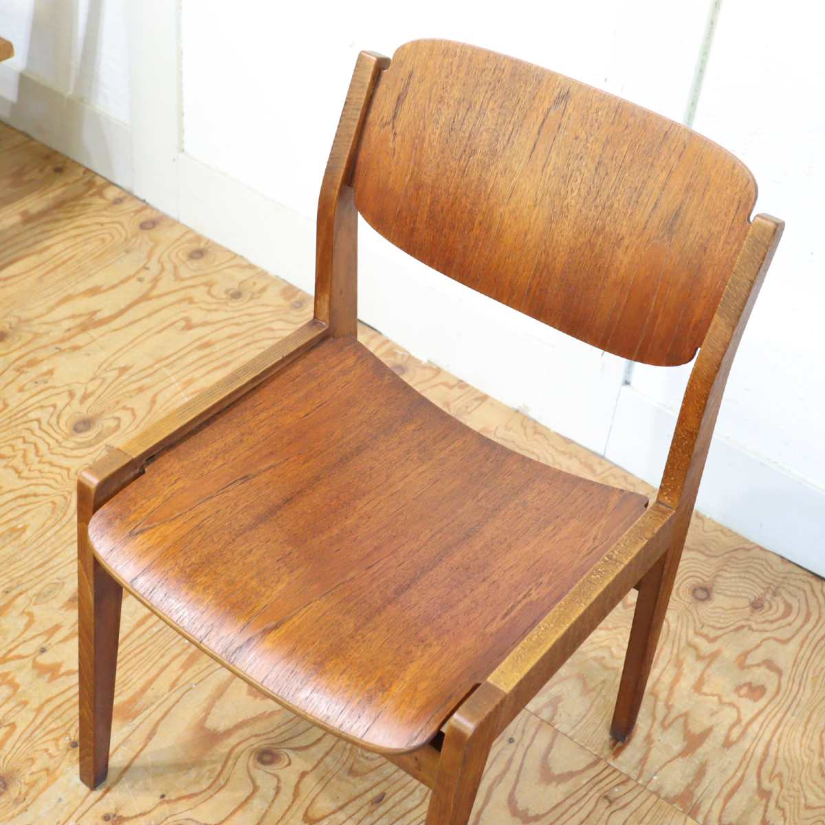 Tendo / 天童木工 ブックチェア【3】水之江忠臣 チーク材 ダイニングチェア ヴィンテージ