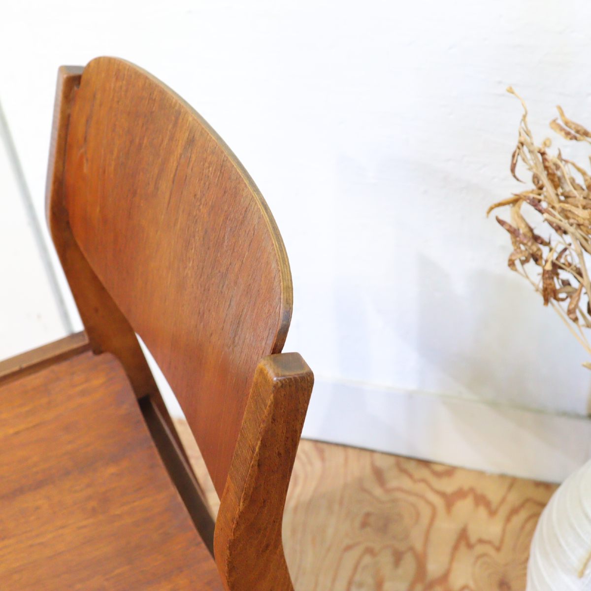 Tendo / 天童木工 ブックチェア【3】水之江忠臣 チーク材 ダイニングチェア ヴィンテージ