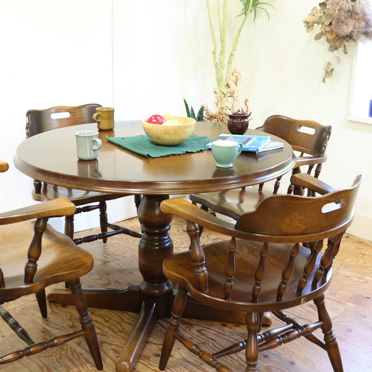 飛騨産業 穂高シリーズ アームチェア【1】 キャプテンチェア ウィンザースタイル 中古