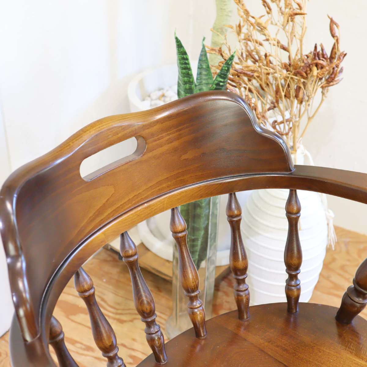 飛騨産業 穂高シリーズ アームチェア【1】 キャプテンチェア ウィンザースタイル 中古