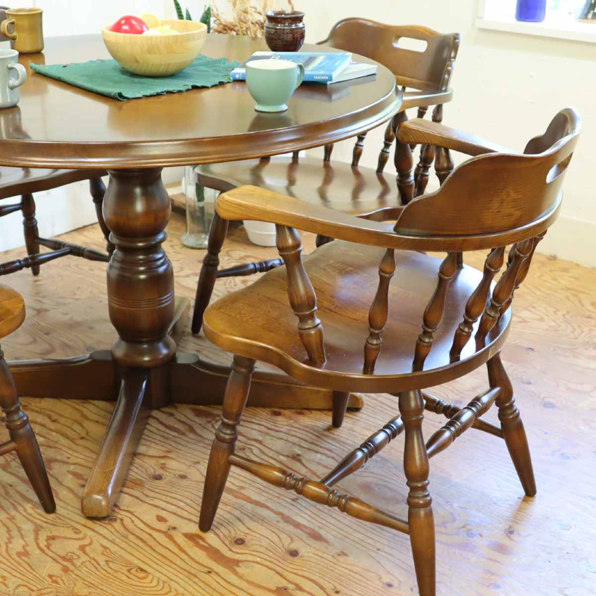 飛騨産業 穂高シリーズ アームチェア【1】 キャプテンチェア ウィンザースタイル 中古