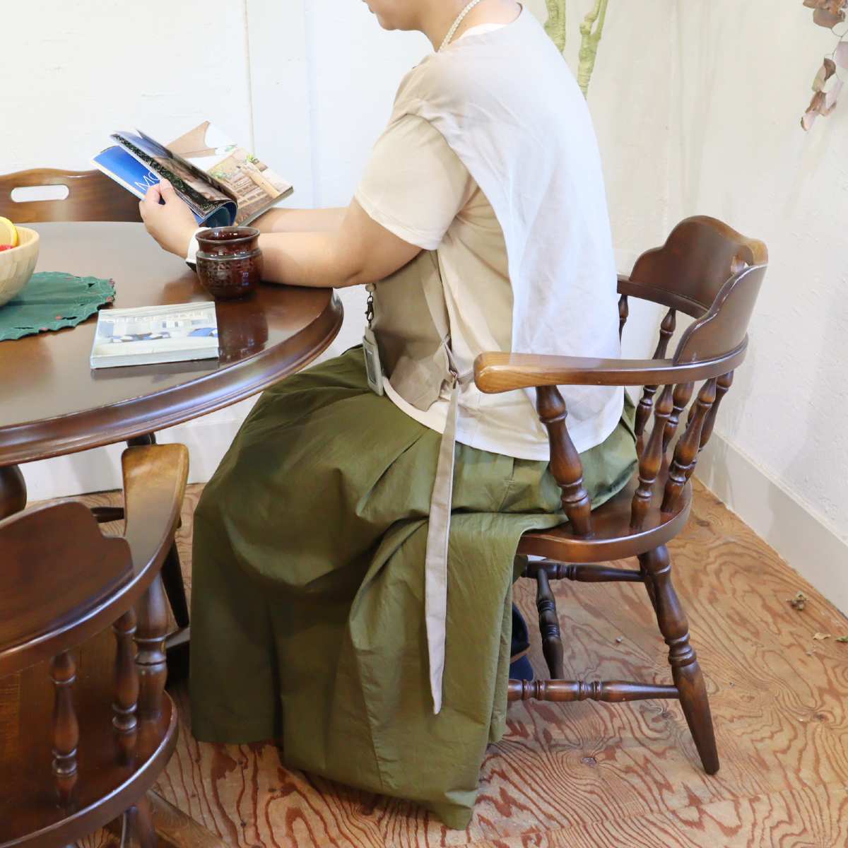 飛騨産業 穂高シリーズ アームチェア【1】 キャプテンチェア ウィンザースタイル 中古