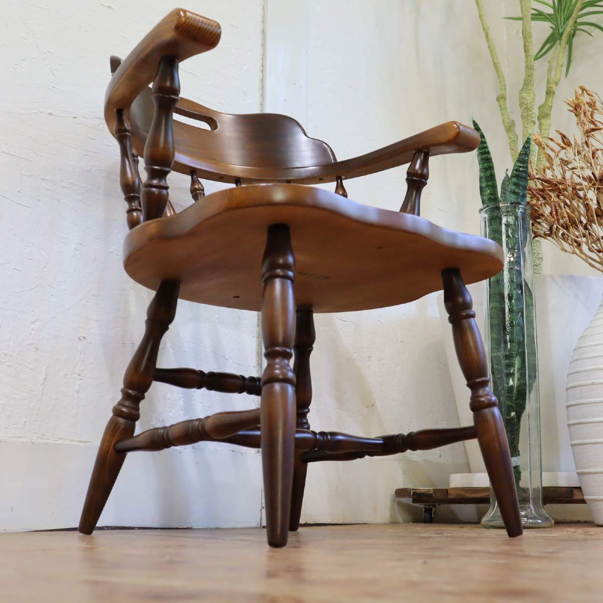 飛騨産業 穂高シリーズ アームチェア【1】 キャプテンチェア ウィンザースタイル 中古