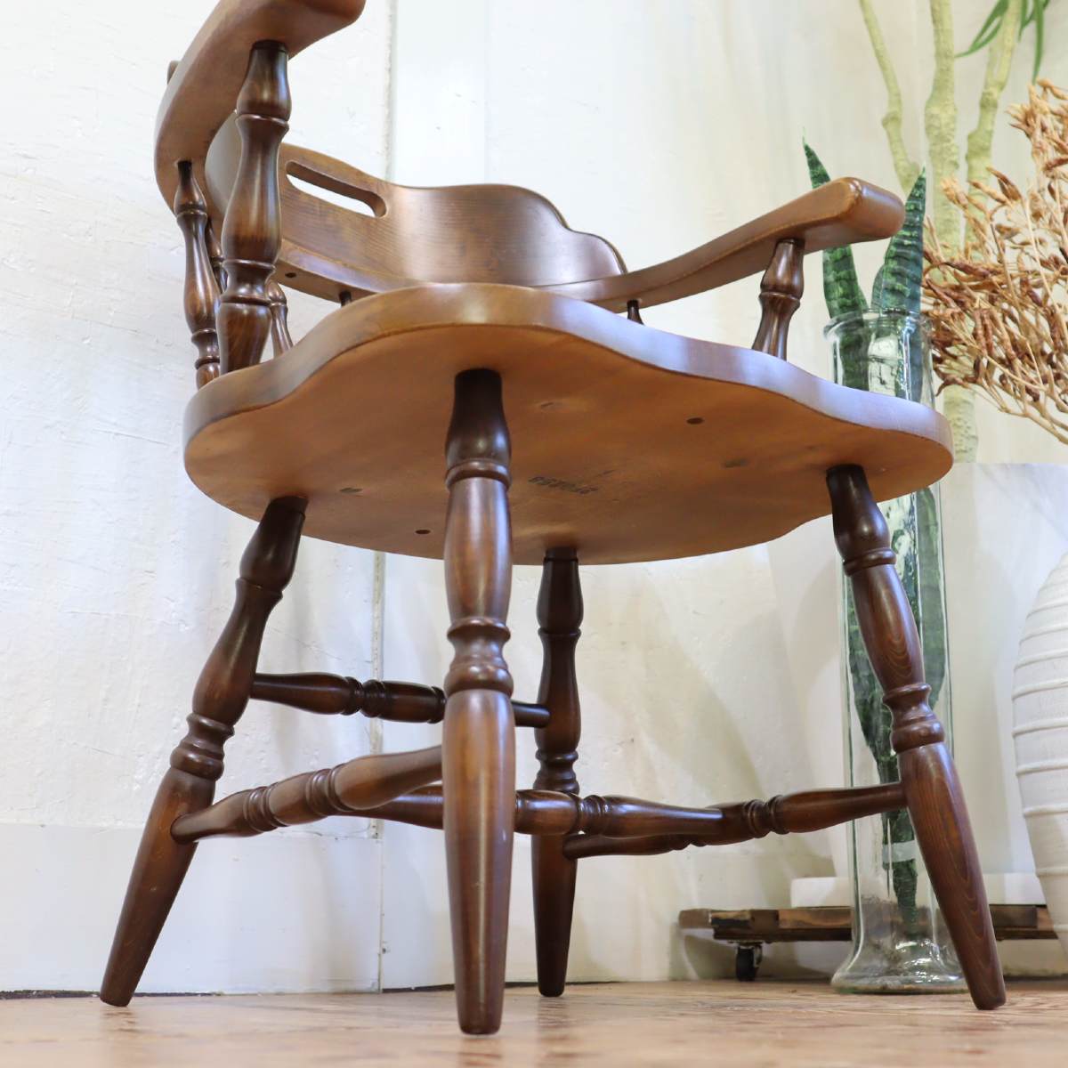 飛騨産業 穂高シリーズ アームチェア【4】 キャプテンチェア ウィンザースタイル 中古