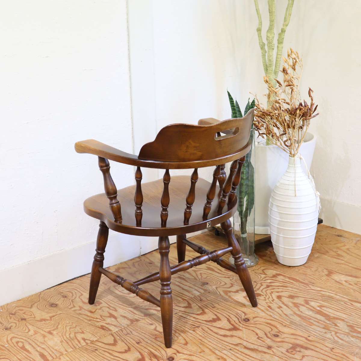 飛騨産業 穂高シリーズ アームチェア【4】 キャプテンチェア ウィンザースタイル 中古