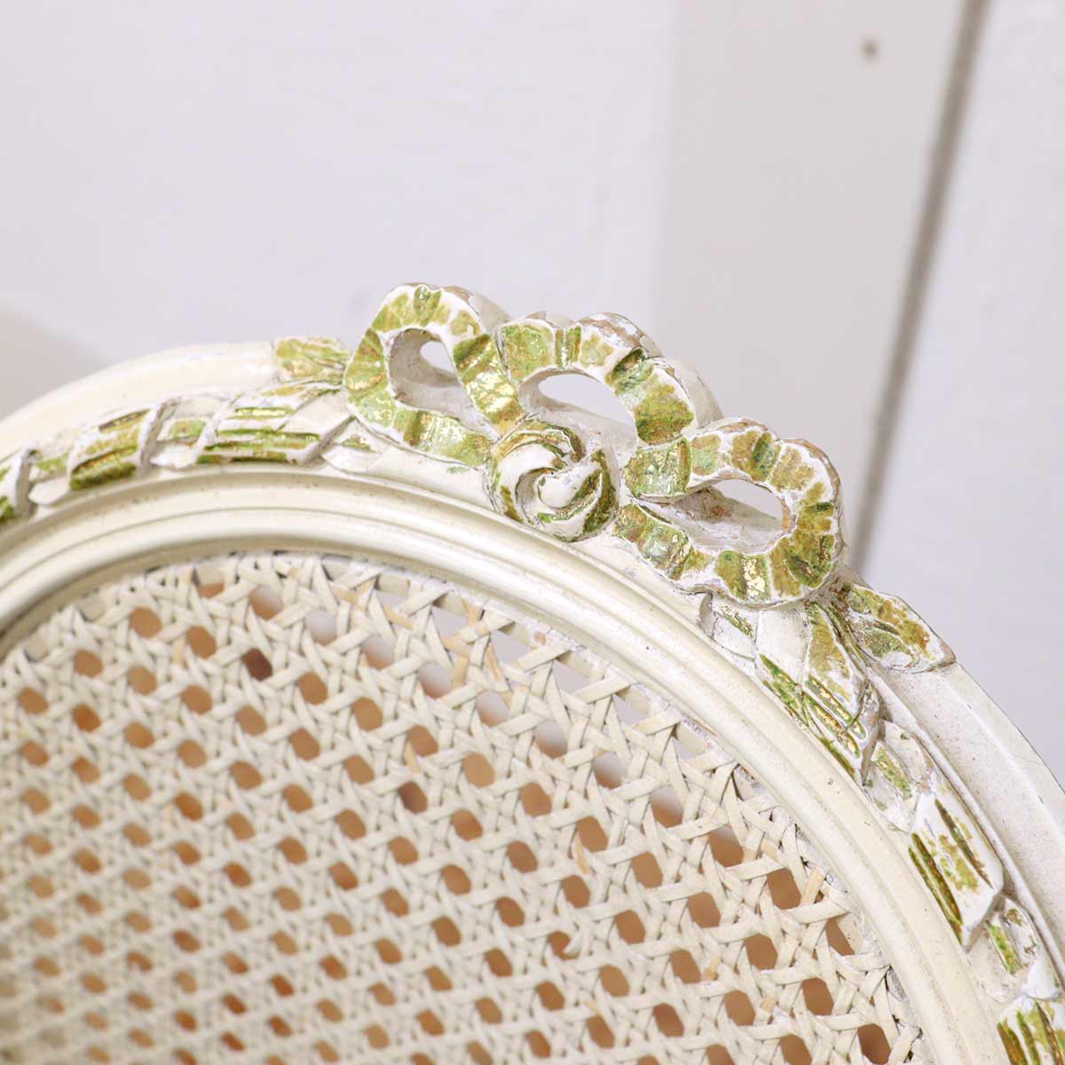 クラシカル キッズチェア 子供椅子 アンティーク調 ホワイト 中古