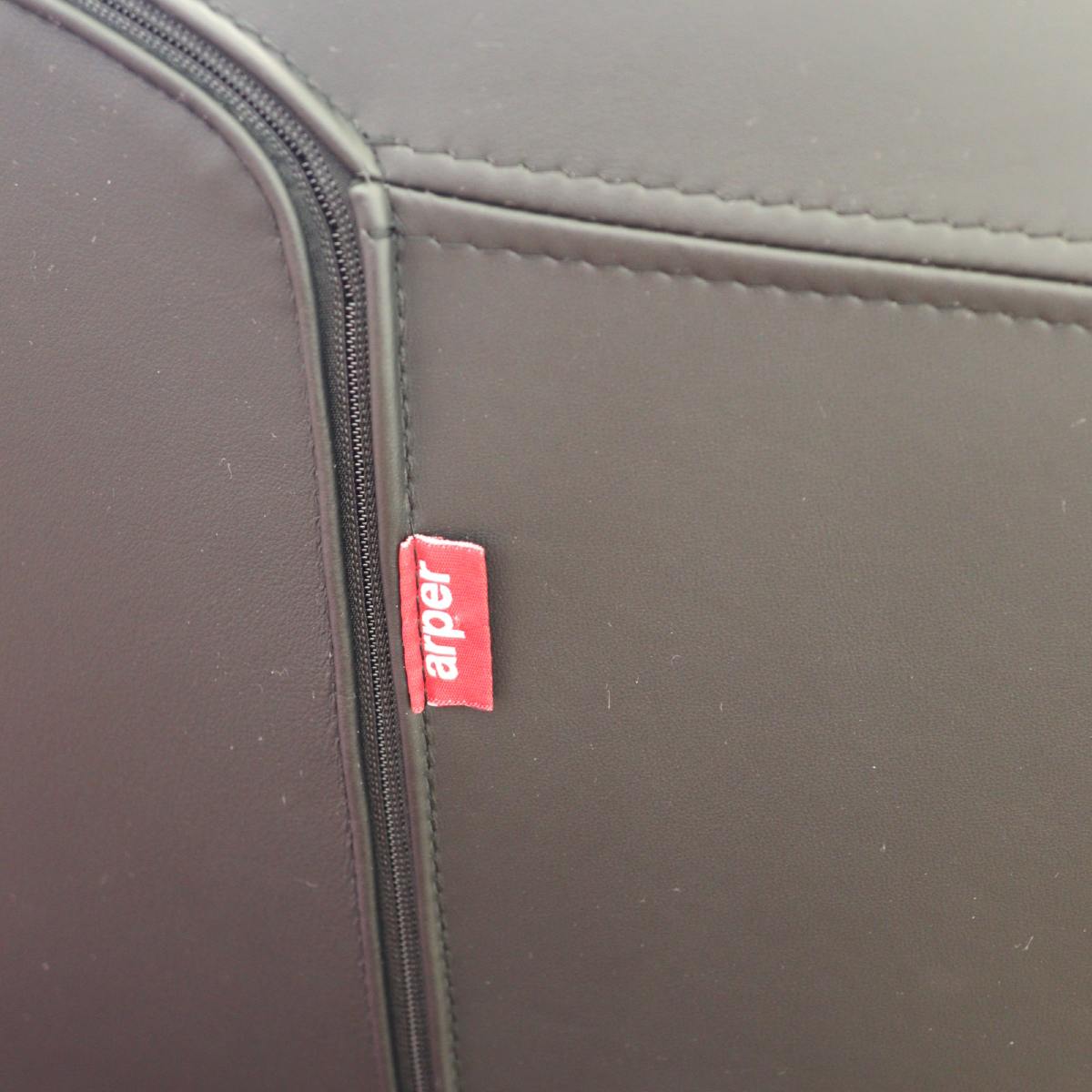 アルペール / arper カティファ80ラウンジチェア 回転ベース 本革 ブラック 4本脚 リエヴォレ・アルテール・モリーナ イタリア 中古