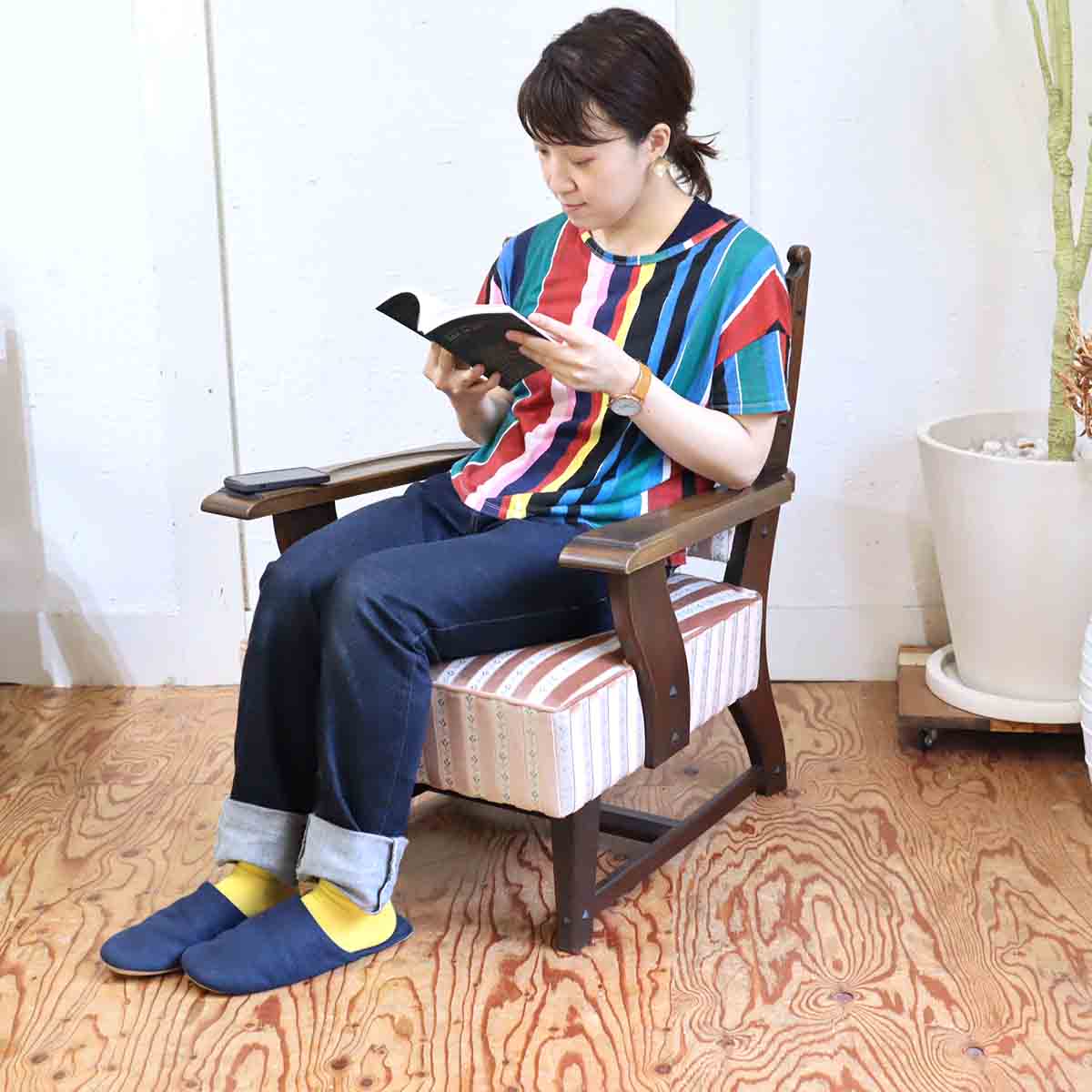 永田良介商店 533型 アームソファ 一人掛け 【1】 永田良介 神戸家具 中古