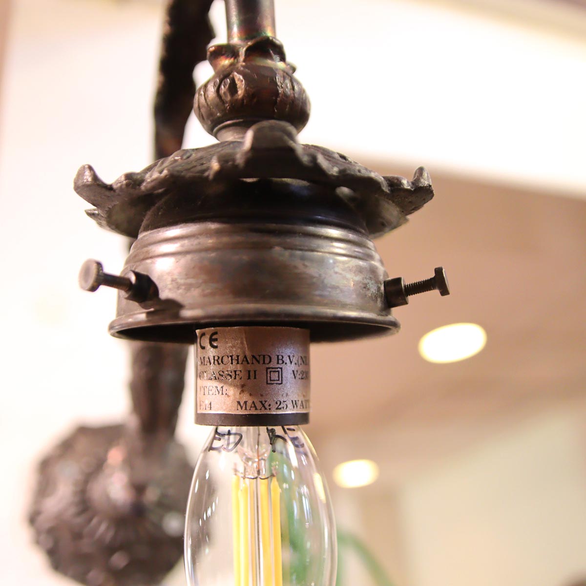 クラシックなウォールランプ アールヌーボー 間接照明 壁付けライト 中古