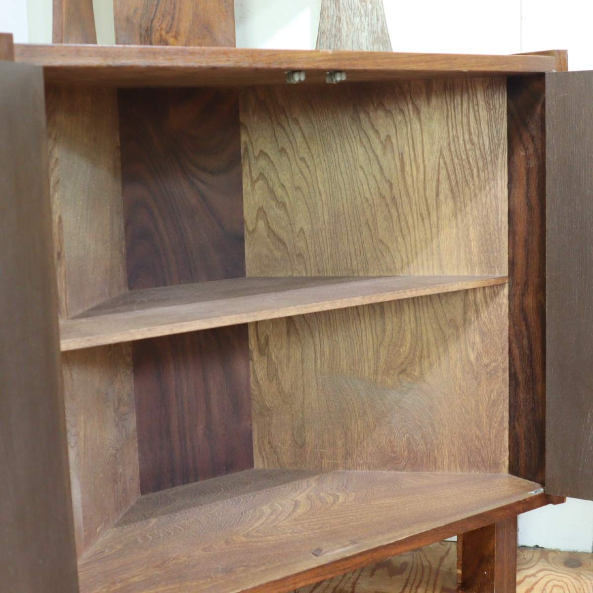 コーナーキャビネット 飾り棚 ジャパンヴィンテージ