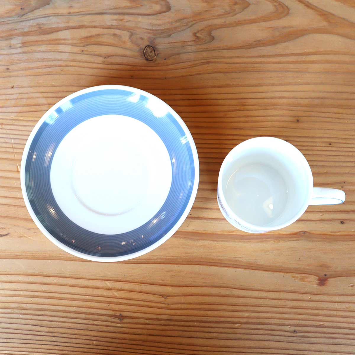 ウェッジウッド / WEDGWOOD グレンミスト /GLEN MIST カップ&ソーサー スージー・クーパー / Susie Cooper 中古