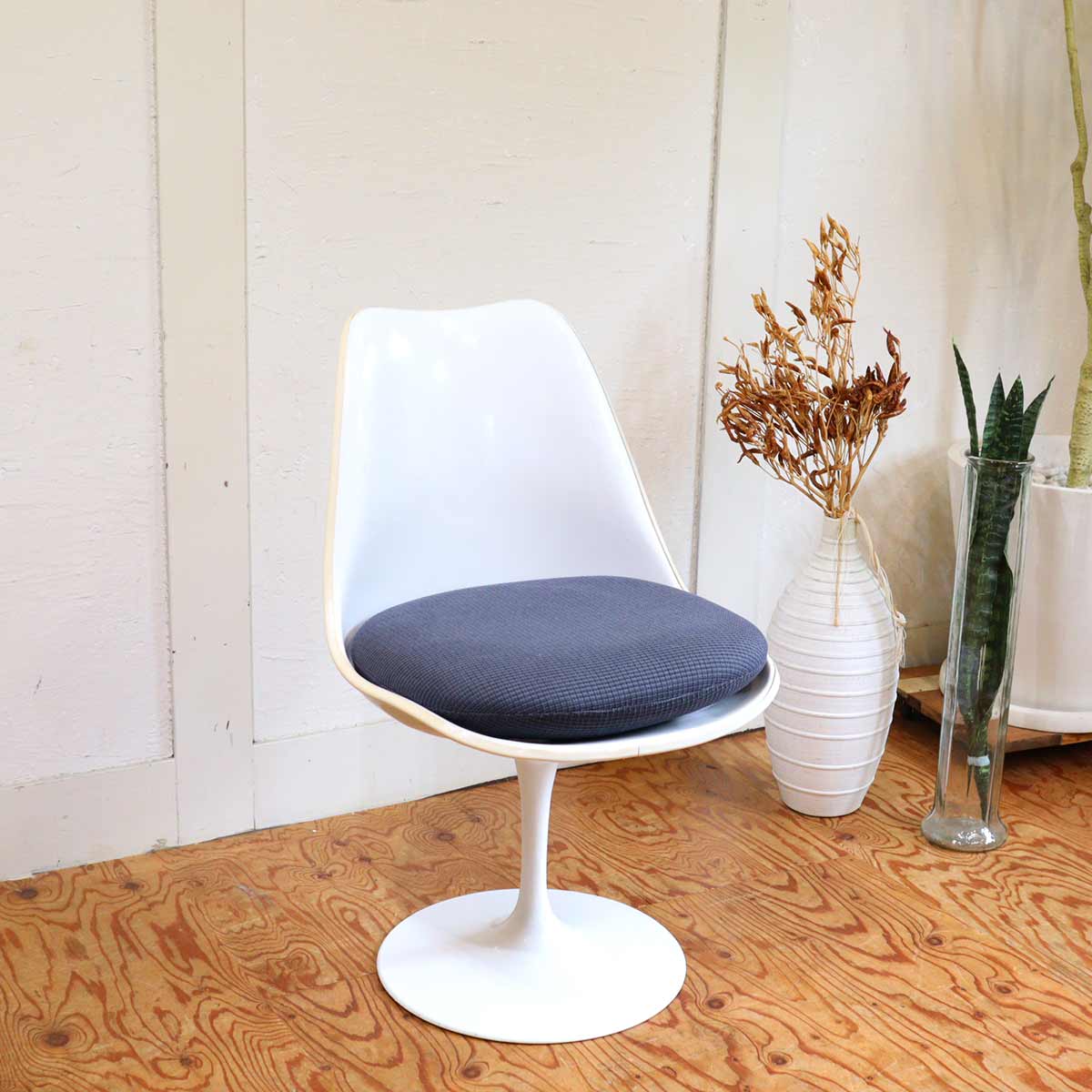 ノール / Knoll チューリップチェア ブルー ダイニングチェア エーロ 