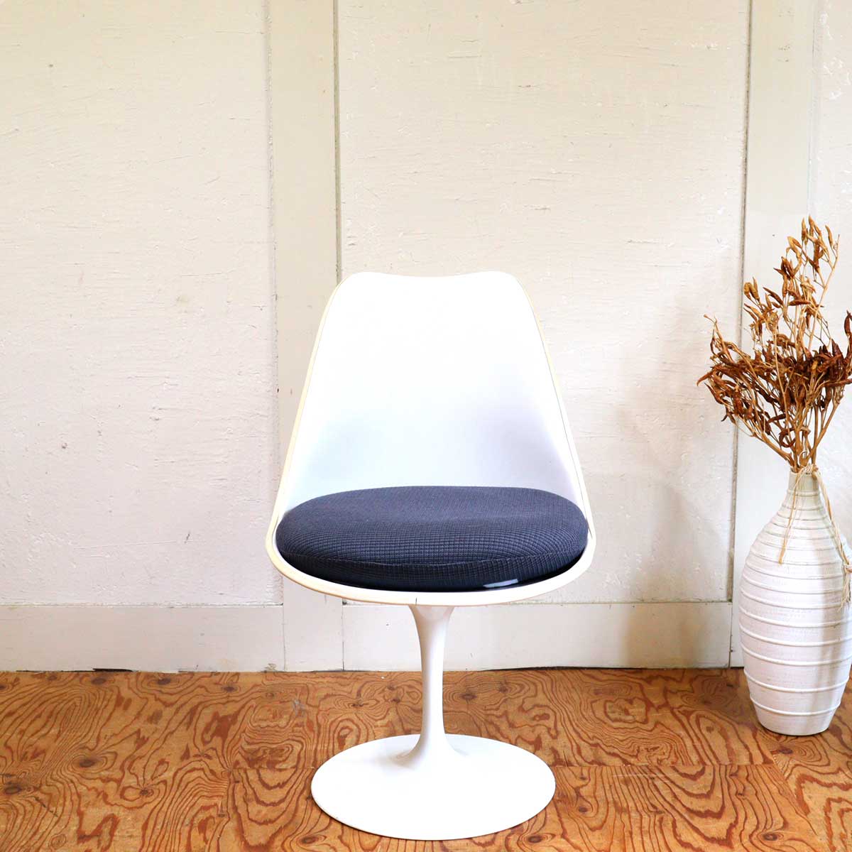ノール / Knoll チューリップチェア ブルー ダイニングチェア エーロサーリネン ヴィンテージ