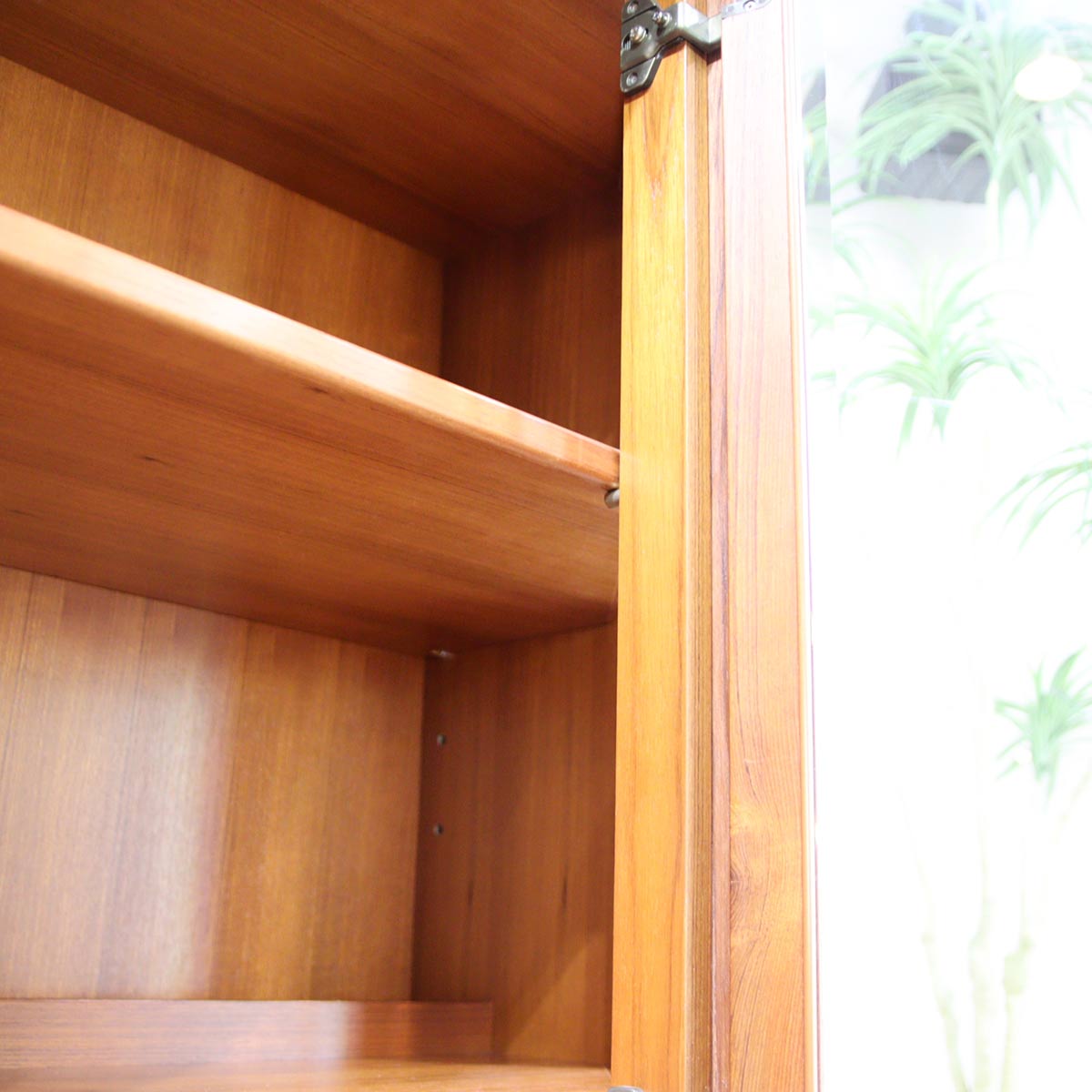 ナショナル家具 / ライト付き ヴィンテージ キャビネット 飾り棚