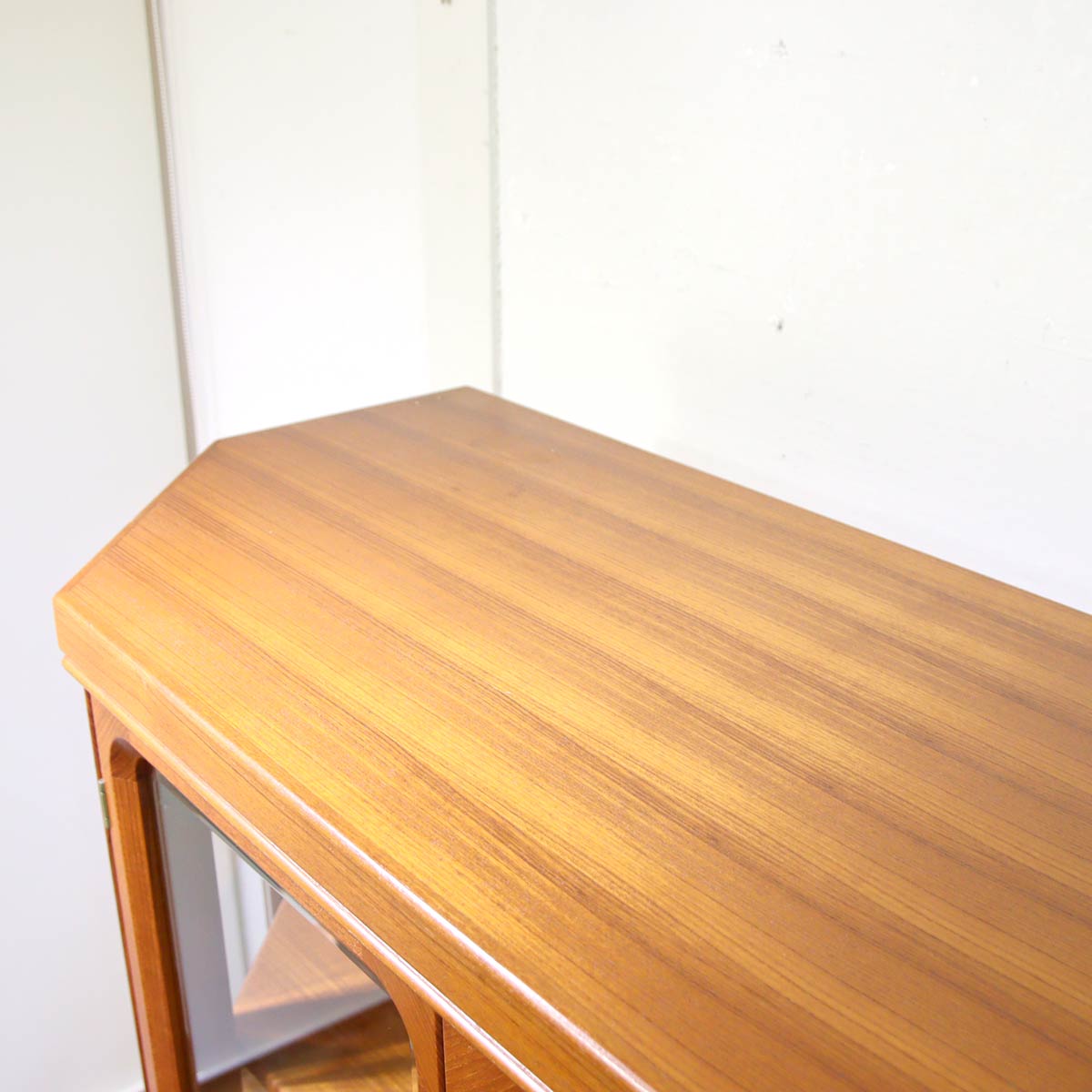 ナショナル家具 / ライト付き ヴィンテージ キャビネット 飾り棚