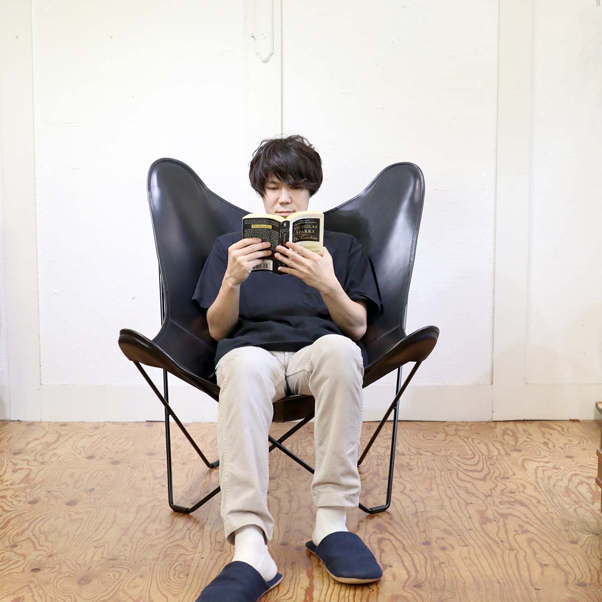 クエロ / CUERO BKFチェア バタフライチェア ブラック 中古