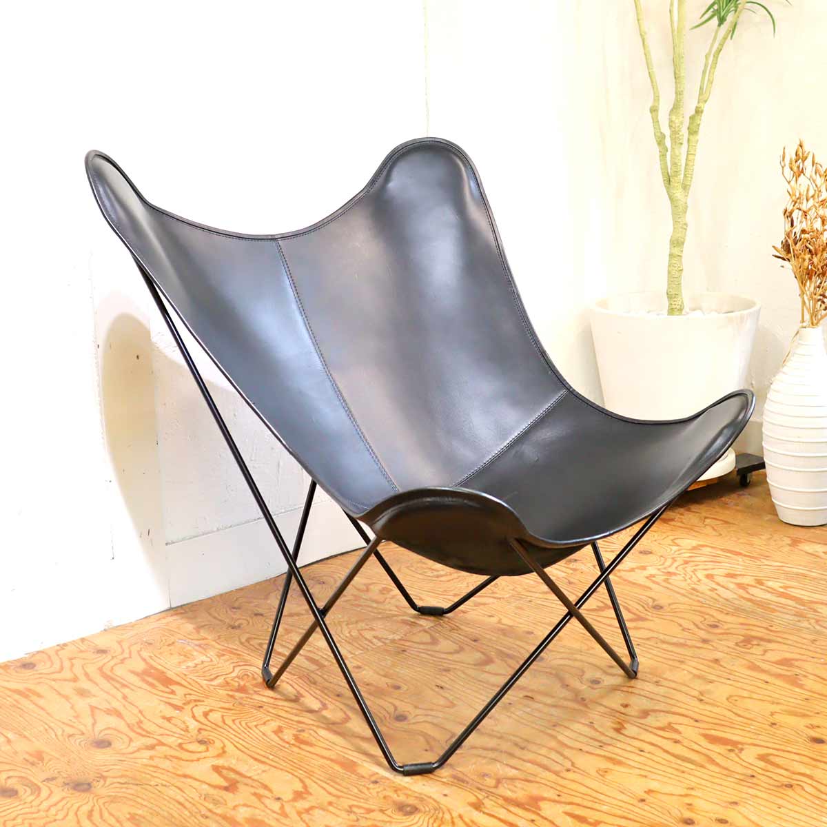 クエロ / CUERO BKFチェア バタフライチェア ブラック 中古