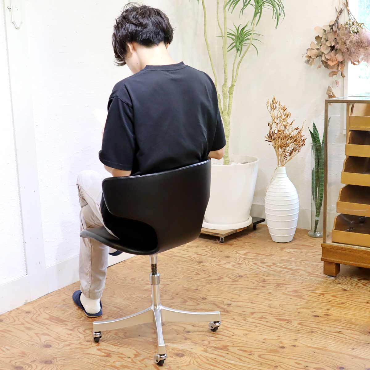 天童木工 カブトチェア ヴィンテージ ブラック 剣持勇 中古