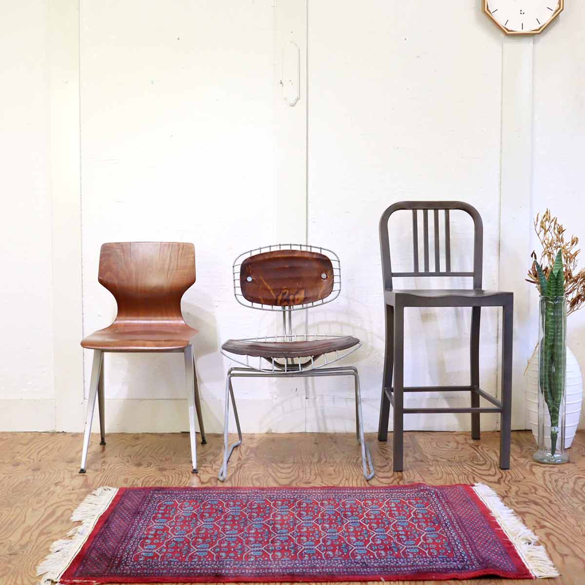 スチールチェア カウンターチェア インダストリアル 中古