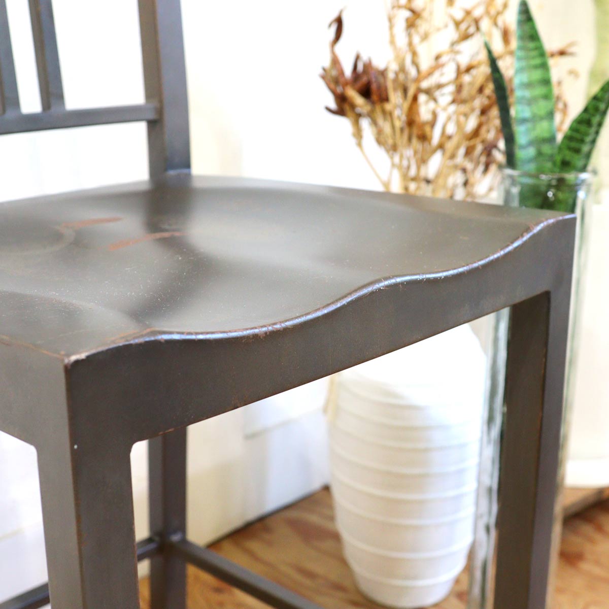 スチールチェア カウンターチェア インダストリアル 中古