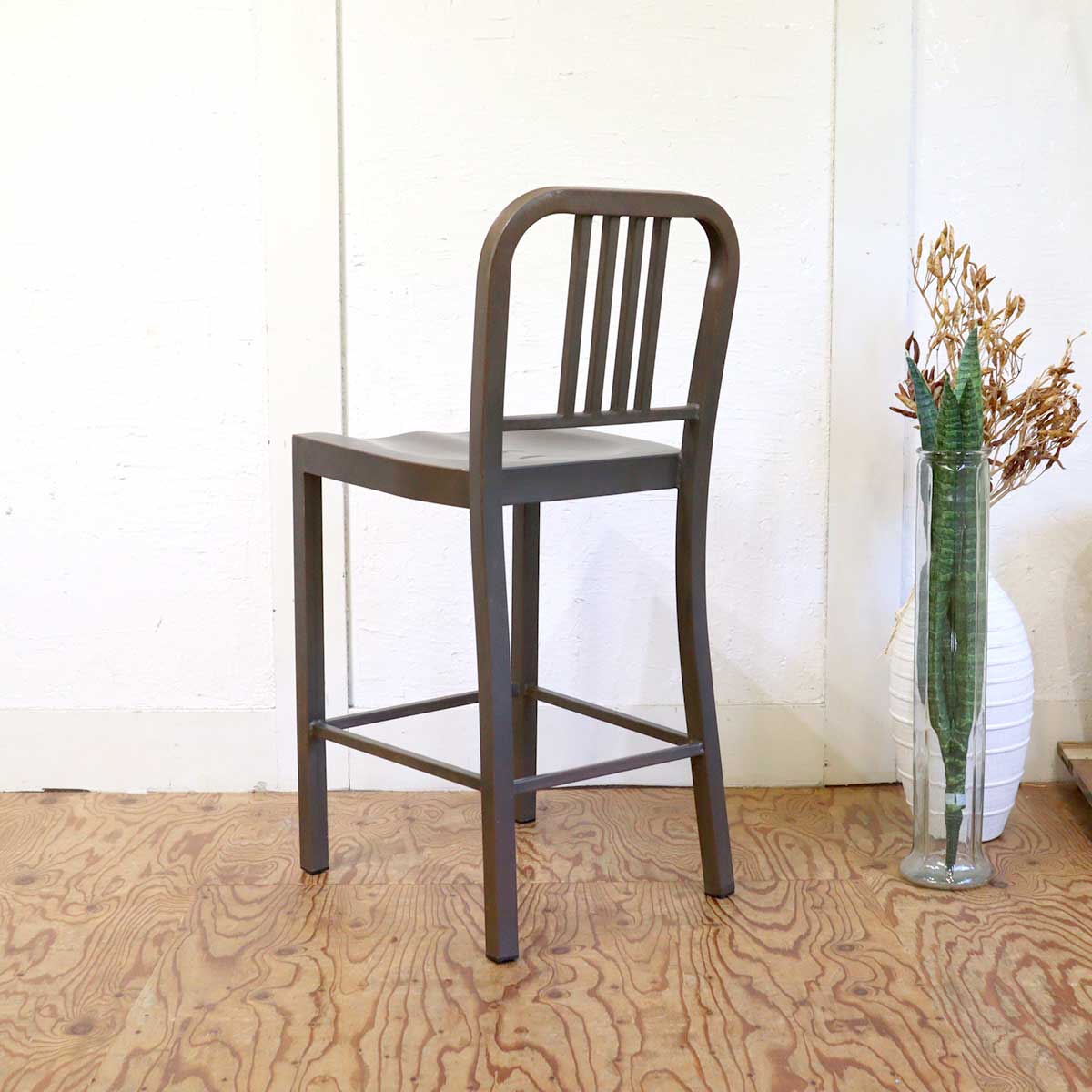 スチールチェア カウンターチェア インダストリアル 中古