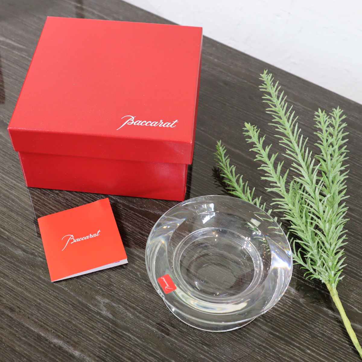 バカラ / Baccarat ベガ アッシュトレイ / VEGA ASHTRAY 灰皿 箱付き 小物入れ 未使用品