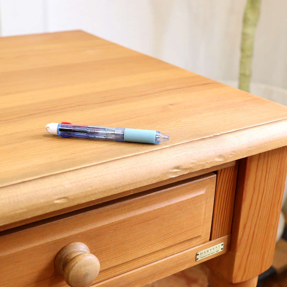 ハーベスト / HARVEST デスク3点セット 3ドロワデスク ターンドレッグ ワゴン 机 中古