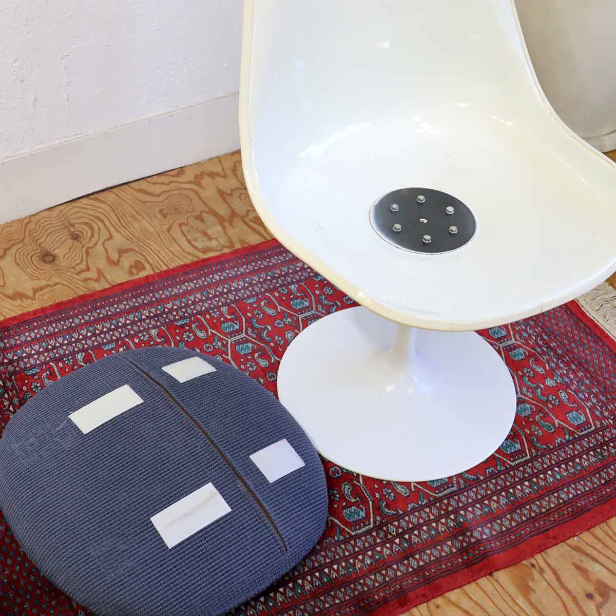 ノール / Knoll チューリップチェア ブルー ダイニングチェア エーロサーリネン 【1】 ヴィンテージ