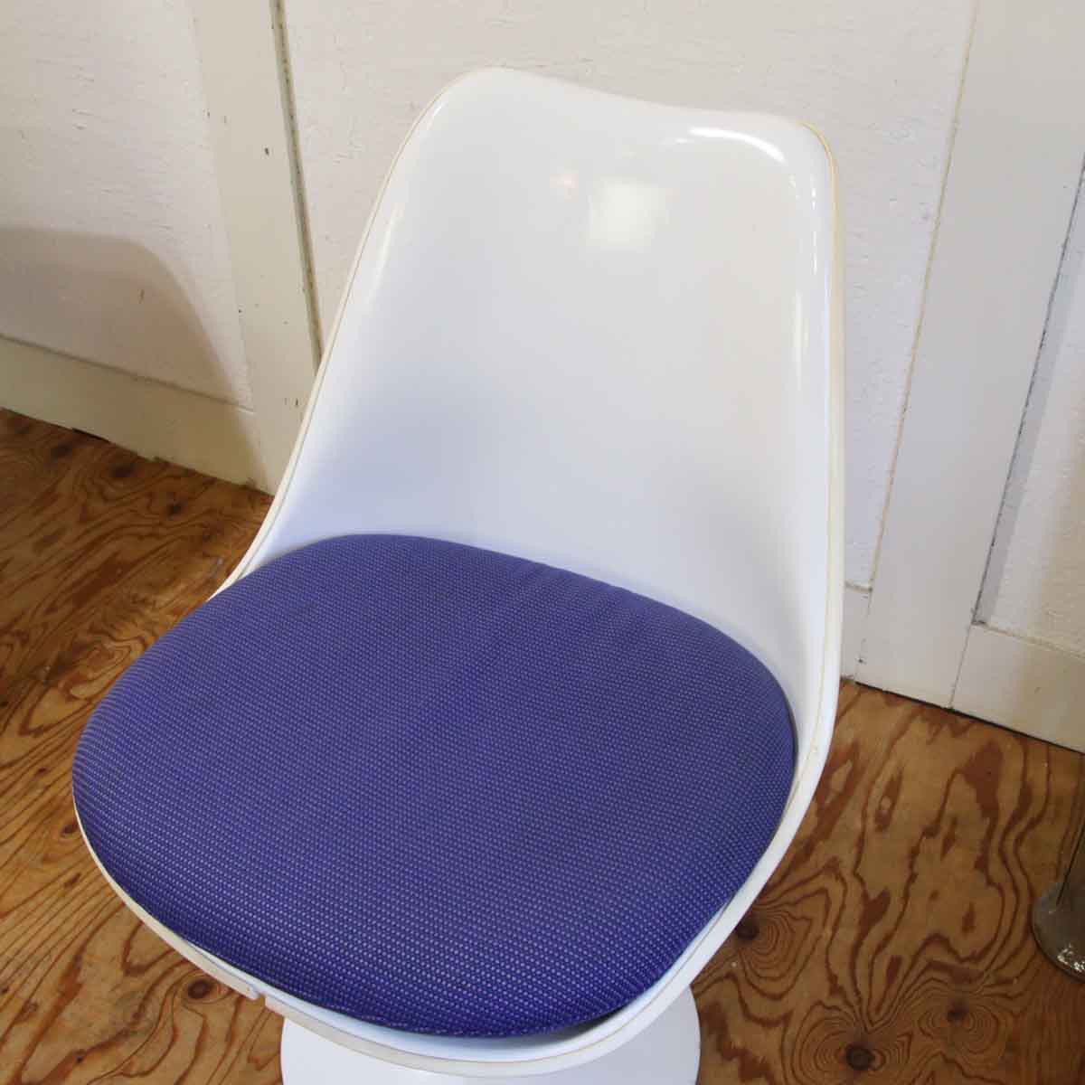 ノール / Knoll チューリップチェア ブルー ダイニングチェア エーロサーリネン 【5】ヴィンテージ