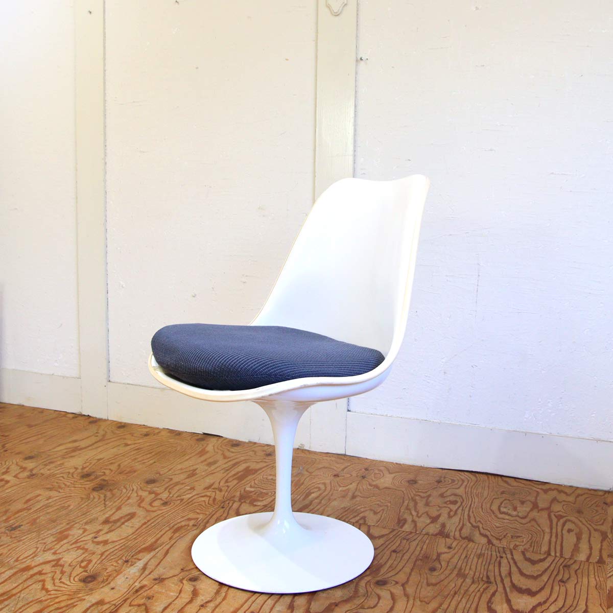 ノール / Knoll  チューリップチェア ブルー ダイニングチェア エーロサーリネン 【8】 ヴィンテージ