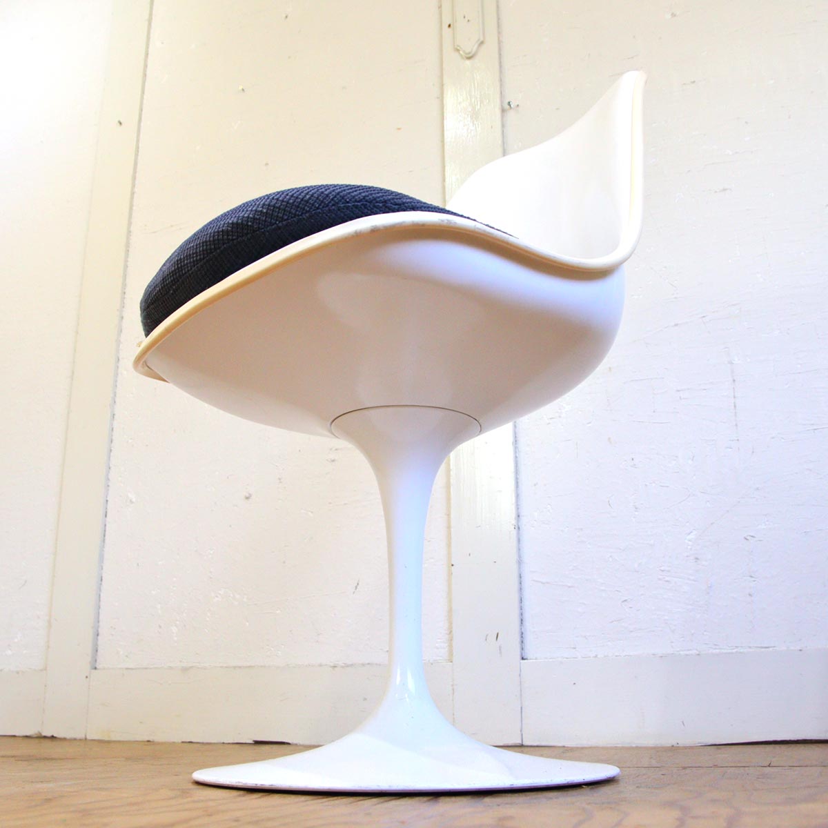 ノール / Knoll  チューリップチェア ブルー ダイニングチェア エーロサーリネン 【8】 ヴィンテージ