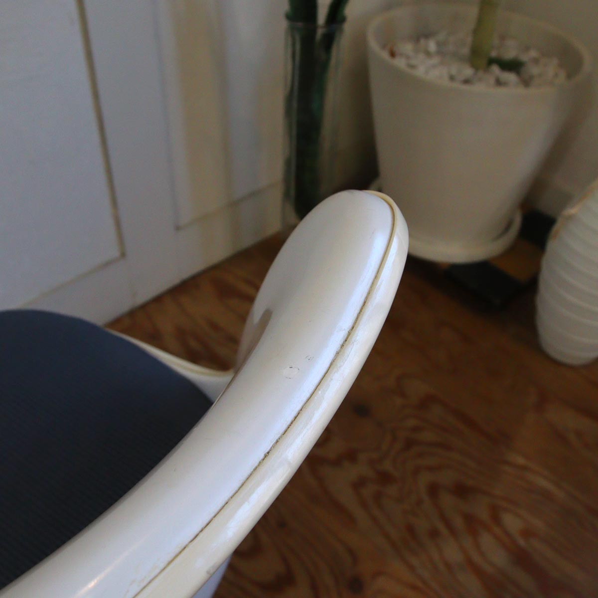 ノール / Knoll  チューリップチェア ブルー ダイニングチェア エーロサーリネン 【8】 ヴィンテージ