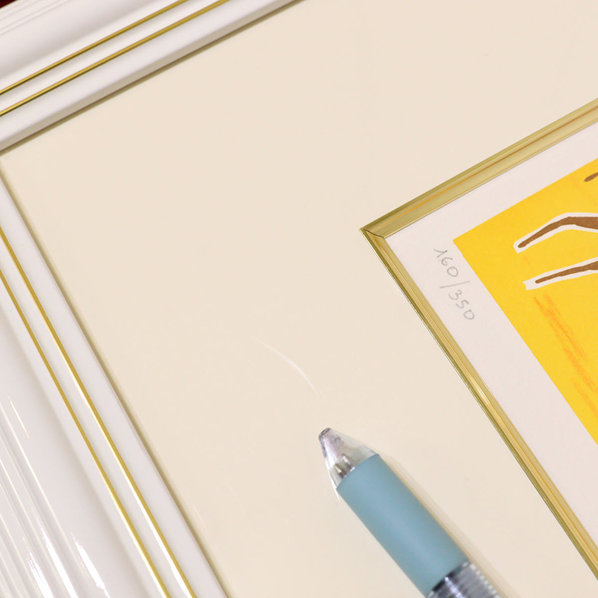 セルジュ・ラシス / Serge Lassus リトグラフ 乗馬シリーズ 【7】紅葉 秋 森 中古